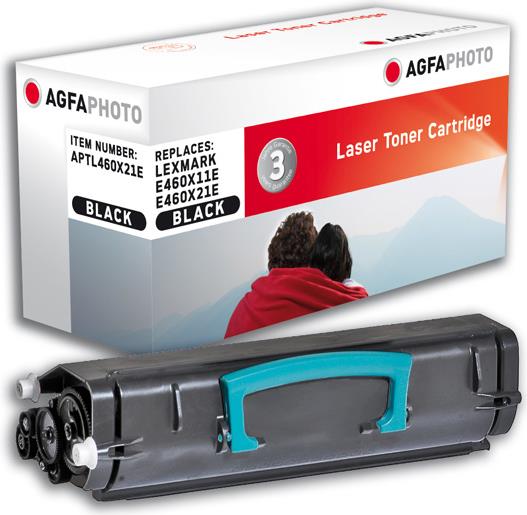 AgfaPhoto - Schwarz - kompatibel - Tonerpatrone - für Lexmark E460dn, E460dtn, E460dw von Agfaphoto