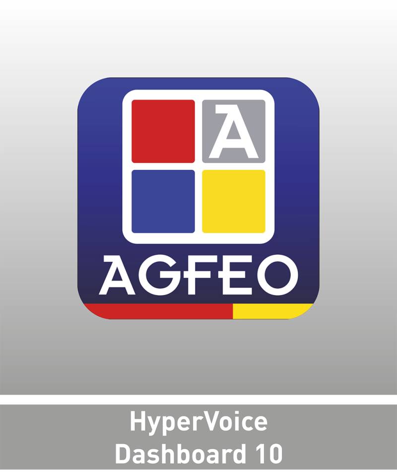 AGFEO HyperVoice AGFEO Dashboard 10 User Lizenz von Agfeo HyperVoice