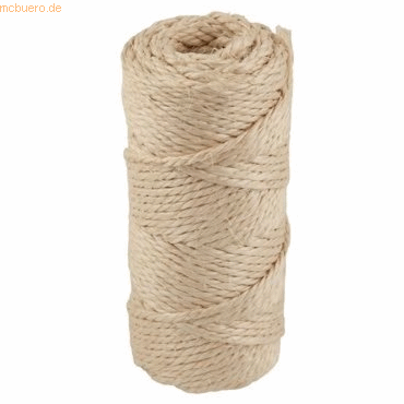 Agipa Sisal-Kordel aus Naturfaser 150m braun Agipa Sisal-Kordel aus Naturfaser 150m braun von Agipa