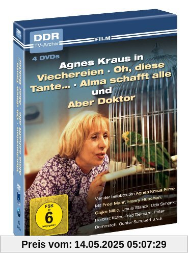 Agnes Kraus - DDR TV-Archiv ( 4 DVDs - Viechereien, Oh diese Tante... , Alma schafft alle, Aber Doktor ) von Agnes Kraus