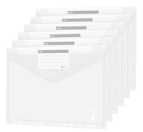 Agoer 36 pack dokumententasche a4 sichttasche dokumenten mappen brieftaschen tasche für dokument organisieren mit lochrand klettverschluss und etikettentasche von Agoer