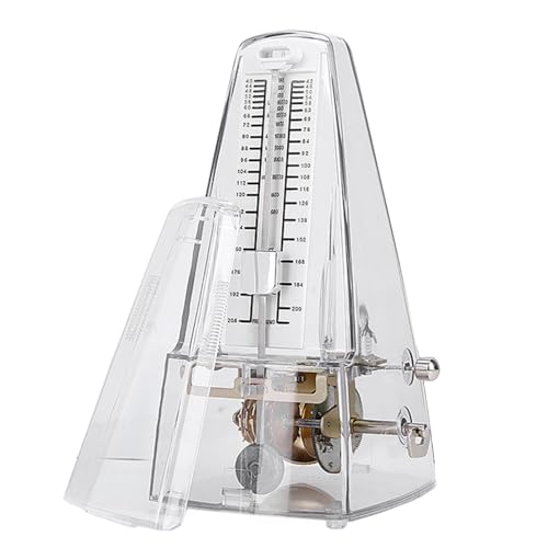 Mechanisches Metronom,Seiko Mechanisches Metronom Transparent Metronom Mechanisches Metronom für Klavier, Gitarre, Guzheng, Violine, Schlagze von Agrdeed