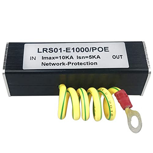 Agwuoetr 100/1000M POE IP Kamera Netzwerk POE Switch RJ45 & POE ÜBerspannung Schutz Schutz GeräT Ableiter SPD 1000M von Agwuoetr