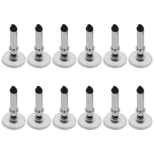 Agwuoetr 12 StüCke Universalspitze Kapazitiver Stylus Touchscreen Stiftspitzen Silikon Ersatzstiftspitze für Tablet Handy von Agwuoetr