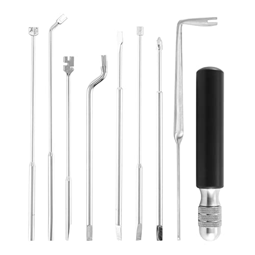 Agwuoetr 9Pcs Piano Tuning Repair Tool Piano Maintenance Tool für Piano String Machine Piano Handle Tuning Tool Agwuoetr 9Pcs Piano Tuning Repair Tool Piano Maintenance Tool für Piano String Machine Piano Handle Tuning Tool von Agwuoetr