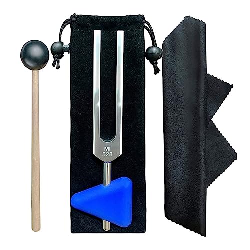 Agwuoetr Stimmgabel-StimmgeräT mit Hammer-Set Zur Reparatur, Heilung, PrüFung des Nervensystems, Stimmgabel, Gesundheitswesen, 528MI von Agwuoetr