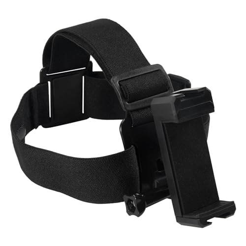 Agwuoetr Universal Kopf Band Halterung Kopfband Halter mit Mobilem Handy Clip Halter für Smartphones Vlog ZubehöR von Agwuoetr