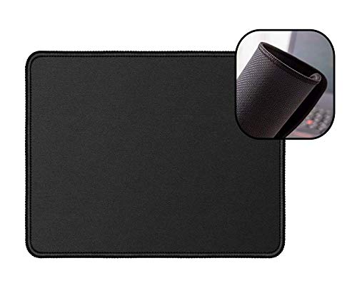 AhGuwa - Mauspad Genähtes Kanten, Verstärktes Kanten Pad, Extra Feine Faseroberfläche mit Rutschfester Basis. Weich und Bequem, Schwarz, 210x260x2mm AhGuwa - Mauspad Genähtes Kanten, Verstärktes Kanten Pad, Extra Feine Faseroberfläche mit Rutschfester Basis. Weich und Bequem, Schwarz, 210x260x2mm von hattie's