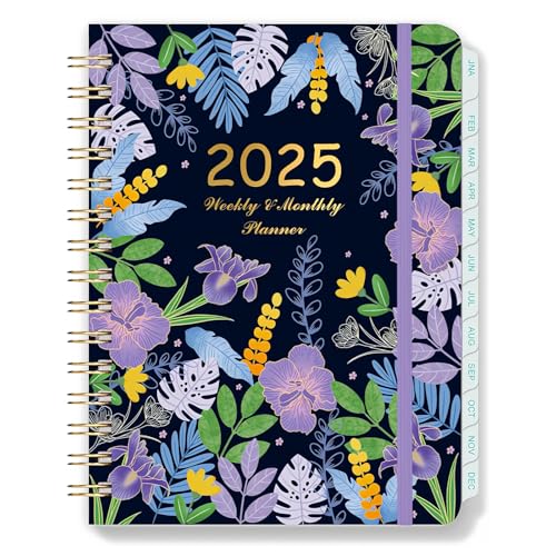Kalender 2025 Buchkalender A5 Terminplaner 2025 Wochenübersicht Terminplaner 2025 Ringbuch 2025 Planner mit Innentasche und Gummiband, 21,5 x 15,5 cm Kalender 2025 Buchkalender A5 Terminplaner 2025 Wochenübersicht Terminplaner 2025 Ringbuch 2025 Planner mit Innentasche und Gummiband, 21,5 x 15,5 cm von AhLmA
