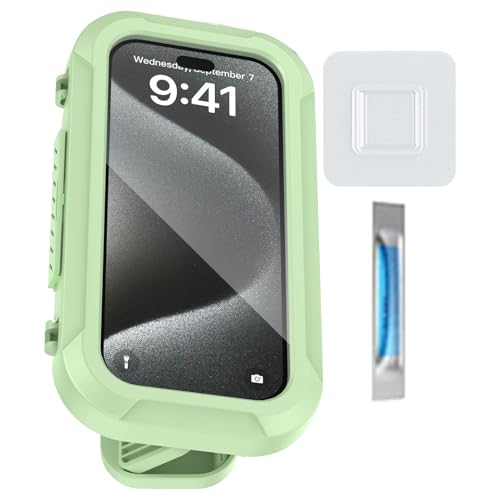 Ahuuen Duschphone Halter wasserdicht, Dusch Telefonhalterung | Wasserdichtes Duschphone -Halter | Anti -Slip 360 Grad Verstellbarer Kleber -Touchscreen -Ständer für Pool Badbadewanne Haus 7inch Ahuuen Duschphone Halter wasserdicht, Dusch Telefonhalterung | Wasserdichtes Duschphone -Halter | Anti -Slip 360 Grad Verstellbarer Kleber -Touchscreen -Ständer für Pool Badbadewanne Haus 7inch von Ahuuen
