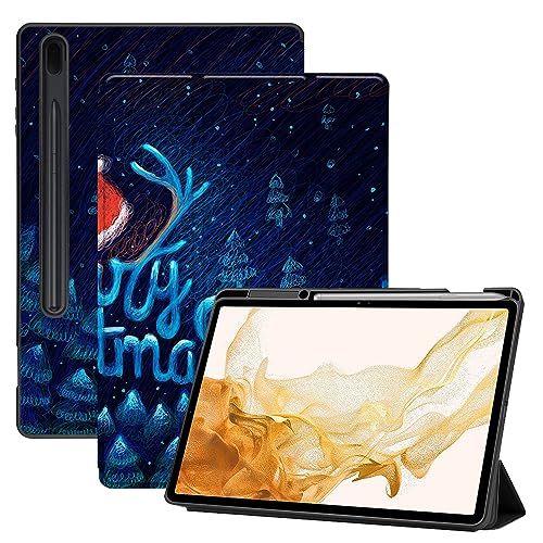AiGoZhe Case Fits Samsung Galaxy Tab S8+ /S8 Plus 2022 12.4 inch with S Pen Holder, Soft TPU Shell Shockproof Cover with Sleep/Wake for Galaxy Tab S7 FE 2021/S7+/S7 Plus 2020, Fantasy Illustration 22 von AiGoZhe