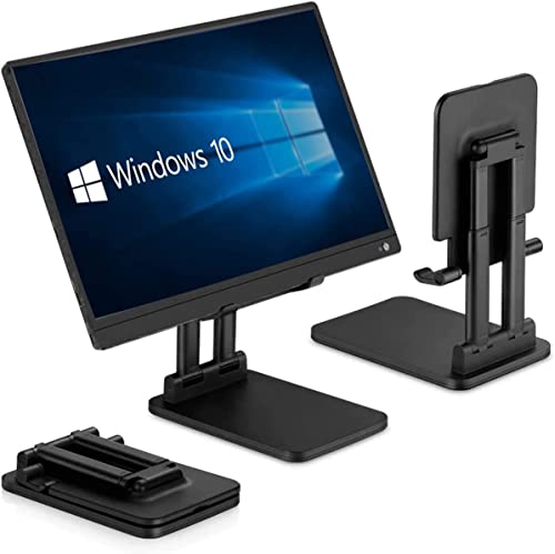 AiGyonx Tragbarer Monitorständer, Tablet-Ständer, faltbar und verstellbar, super stabil, Tablet-Halter für Schreibtisch,39.6 cm, Ständer für Surface Pro (schwarz) von AiGyonx