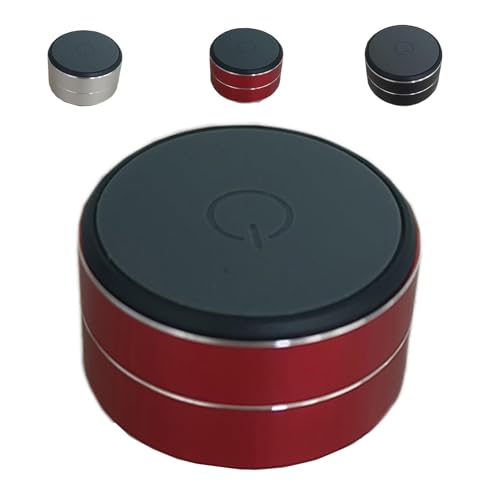 AiQiMinHao Buzzgo Speaker, Bluetooth Mini Speaker Bone Conduction, Mit Saugnapf Tragbarer kabelloser Outdoor Mini Lautsprecher, Stereo-Sound Kreativer Lautsprecher, für Hause, draußen, Reisen (Rot) von AiQiMinHao