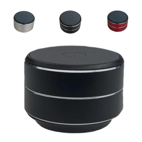 Buzzgo Speaker, Bluetooth Mini Speaker Bone Conduction, Mit Saugnapf Tragbarer kabelloser Outdoor Mini Lautsprecher, Stereo-Sound Kreativer Lautsprecher, für Hause, draußen, Reisen (Schwarz) von AiQiMinHao