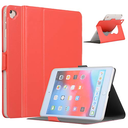 AiSMei Schutzhülle für iPad Mini 5, iPad Mini 4, iPad Mini 1/2/3 (7,9 Zoll / 2019, drehbar, weiches TPU) Rot rot von AiSMei