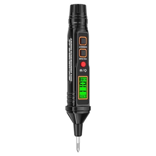 Aicevoos A3 Spannungsprüfer Berührungslos/Stromprüfer Berührungslos Bereich AC 12-300V, Live/Null Wire Tester, Elektrischer Tester mit Taschenlampe, Summer Alarm Aicevoos A3 Spannungsprüfer Berührungslos/Stromprüfer Berührungslos Bereich AC 12-300V, Live/Null Wire Tester, Elektrischer Tester mit Taschenlampe, Summer Alarm von Aicevoos
