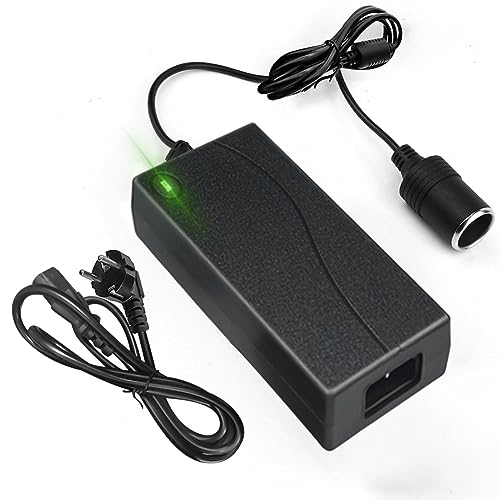 KFZ Netzadapter: Spannungswandler 100V-240V auf 12V/5A(60W), Netzteil Adapter Stromwandler, KFZ Zigarettenanzünder Wechselrichter AC-DC Adapter für Fahrrekorder, Auto-Ladegerät, Auto-Staubsauger von Aicharynic