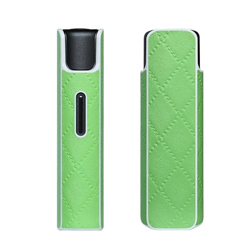 Aickosdusu Schutzhülle Tasche hülle kompatibel mit das IQOS LIL Solid 2.0 Elektronische Zigarette,PC Leder Cover Case Zubehör (Apfelgrün) von Aickosdusu