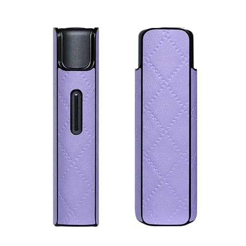 Aickosdusu Schutzhülle Tasche hülle kompatibel mit das IQOS LIL Solid 2.0 Elektronische Zigarette,PC Leder Cover Case Zubehör (Lavendel) von Aickosdusu