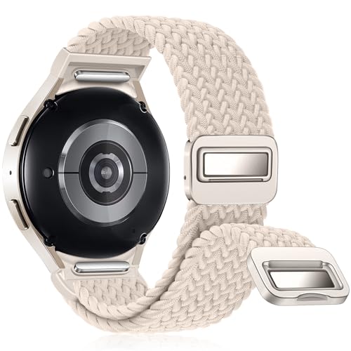 AidorMax Geflochtenes Armband Kompatibles mit Samsung Galaxy Watch 7/FE/6/5/4 Armband 44mm 40mm, No Gap verstellbarer Magnetverschluss Uhrarmband für Galaxy Watch 6&4 Classic/5 Pro, Polarstern AidorMax Geflochtenes Armband Kompatibles mit Samsung Galaxy Watch 7/FE/6/5/4 Armband 44mm 40mm, No Gap verstellbarer Magnetverschluss Uhrarmband für Galaxy Watch 6&4 Classic/5 Pro, Polarstern von AidorMax
