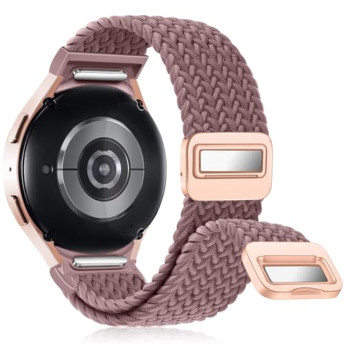AidorMax Geflochtenes Armband Kompatibles mit Samsung Galaxy Watch 7/FE/6/5/4 Armband 44mm 40mm, No Gap verstellbarer Magnetverschluss Uhrarmband für Galaxy Watch 6&4 Classic/5 Pro, Rauchviolett AidorMax Geflochtenes Armband Kompatibles mit Samsung Galaxy Watch 7/FE/6/5/4 Armband 44mm 40mm, No Gap verstellbarer Magnetverschluss Uhrarmband für Galaxy Watch 6&4 Classic/5 Pro, Rauchviolett von AidorMax