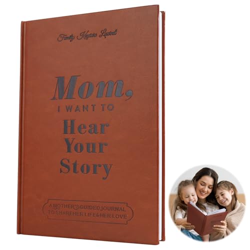 Mom, Tell Me Your Story: A Luxurious Leather-Wrapped Journal with Ribbon Bookmark,Over 250 Guided Prompts for Capturing Life Stories,Memory Book for Mothers,Gift for Birthdays and Mother's Day Mom, Tell Me Your Story: A Luxurious Leather-Wrapped Journal with Ribbon Bookmark,Over 250 Guided Prompts for Capturing Life Stories,Memory Book for Mothers,Gift for Birthdays and Mother's Day von Aifrymne
