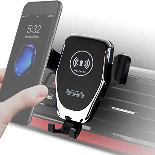 Handyhalterung Auto mit Ladefunktion | KFZ Wireless Charger | Handy Ladegerät für alle Smartphone mit Qi Standard | das ideale Auto Zubehör mit Halterung an der Lüftung Handyhalterung Auto mit Ladefunktion | KFZ Wireless Charger | Handy Ladegerät für alle Smartphone mit Qi Standard | das ideale Auto Zubehör mit Halterung an der Lüftung von Aigner & Reiter