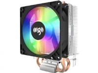 Aktiver CPU-Kühler Aigo ICE 200 LED (Kühlkörper + Lüfter schwarz) von Aigo