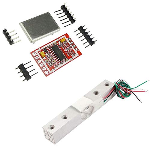 Aihasd 20KG Digitale Wägezelle Gewichtssensor Tragbar Elektronische Küchenwaage + HX711 AD Wägesensoren Wägemodul Metallschild Für Arduino von Aihasd