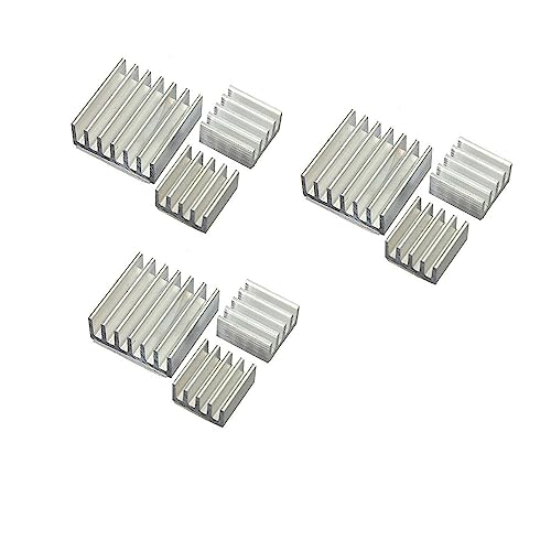 Aihasd 3er Set Alu Kühlkörper in verschiedenen Größen für Raspberry Pi Modell A + B - zum Aufkleben Aihasd 3er Set Alu Kühlkörper in verschiedenen Größen für Raspberry Pi Modell A + B - zum Aufkleben von Aihasd