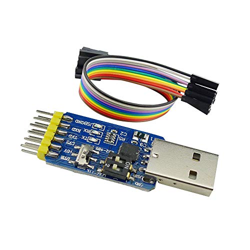 Aihasd CP2102 6 in 1 Serielles Modul USB zu TTL RS485 3.3V 5V mit Dupond Kabel von Aihasd