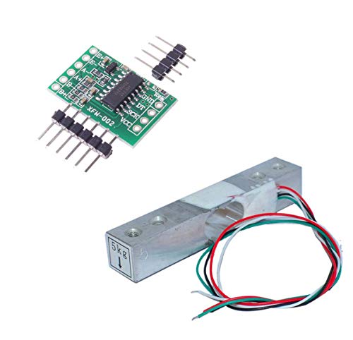 Aihasd Digitale Wägezelle Gewichtssensor 5KG Tragbar Elektronische Küchenwaage +HX711 Wägesensoren Ad modul Für arduino von Aihasd