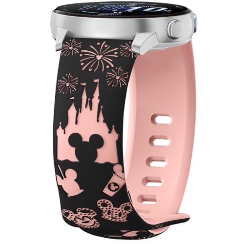 AiiBowy 20mm Armband Kompatibel mit Garmin Vivoactive 6/Forerunner 165/Forerunner 165 Music/Vivoactive 5, Verstellbares Silikon Ersatzarmband für Garmin Venu Sq 2/Venu 2 Plus/vivoactive 3 Schwarz+Rosa AiiBowy 20mm Armband Kompatibel mit Garmin Vivoactive 6/Forerunner 165/Forerunner 165 Music/Vivoactive 5, Verstellbares Silikon Ersatzarmband für Garmin Venu Sq 2/Venu 2 Plus/vivoactive 3 Schwarz+Rosa von AiiBowy