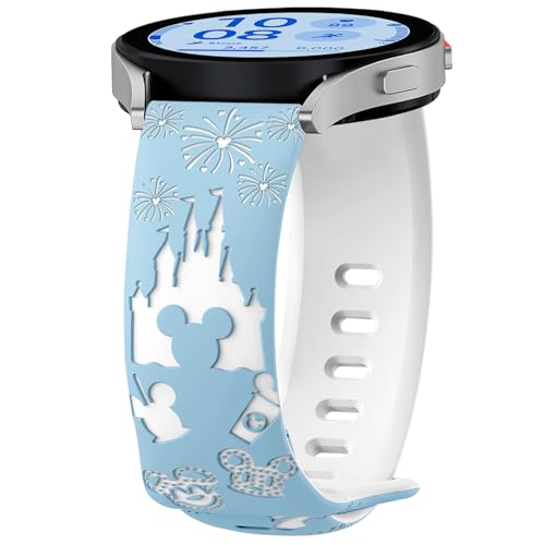 AiiBowy 20mm Armband Kompatibel mit Samsung Galaxy Watch FE/Galaxy Watch 7/6/5 40mm 44mm, Adjustable Silikon Ersatzarmband für Galaxy Watch 6 Classic 43mm 47mm/Watch 5 Pro 45mm Blau+Weiß AiiBowy 20mm Armband Kompatibel mit Samsung Galaxy Watch FE/Galaxy Watch 7/6/5 40mm 44mm, Adjustable Silikon Ersatzarmband für Galaxy Watch 6 Classic 43mm 47mm/Watch 5 Pro 45mm Blau+Weiß von AiiBowy