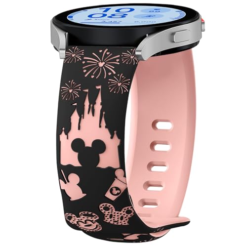 AiiBowy 20mm Armband Kompatibel mit Samsung Galaxy Watch FE/Galaxy Watch 7/6/5 40mm 44mm, Adjustable Silikon Ersatzarmband für Galaxy Watch 6 Classic 43mm 47mm/Watch 5 Pro 45mm Schwarz+Rosa AiiBowy 20mm Armband Kompatibel mit Samsung Galaxy Watch FE/Galaxy Watch 7/6/5 40mm 44mm, Adjustable Silikon Ersatzarmband für Galaxy Watch 6 Classic 43mm 47mm/Watch 5 Pro 45mm Schwarz+Rosa von AiiBowy