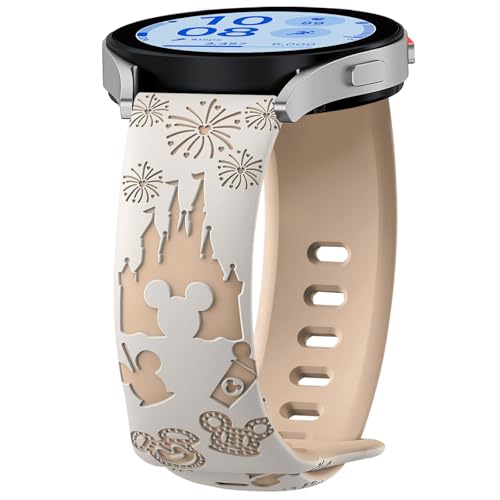 AiiBowy 20mm Armband Kompatibel mit Samsung Galaxy Watch FE/Galaxy Watch 7/6/5 40mm 44mm, Adjustable Silikon Ersatzarmband für Galaxy Watch 6 Classic 43mm 47mm/Watch 5 Pro 45mm Sternenlicht+Milchtee AiiBowy 20mm Armband Kompatibel mit Samsung Galaxy Watch FE/Galaxy Watch 7/6/5 40mm 44mm, Adjustable Silikon Ersatzarmband für Galaxy Watch 6 Classic 43mm 47mm/Watch 5 Pro 45mm Sternenlicht+Milchtee von AiiBowy
