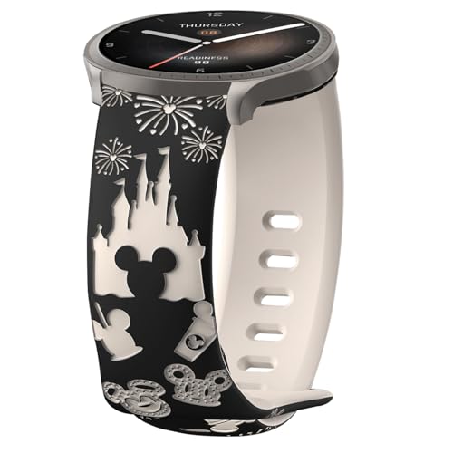 AiiBowy 22mm Armband Kompatibel mit Amazfit Bip 6/Balance/Bip 5/Amazfit Bip 5 Unity/Cheetah Pro/Cheetah/GTR 4, Adjustable Silikon Ersatzarmband für Amazfit GTR 3 Pro/GTR 3 Schwarz+Sternenlicht AiiBowy 22mm Armband Kompatibel mit Amazfit Bip 6/Balance/Bip 5/Amazfit Bip 5 Unity/Cheetah Pro/Cheetah/GTR 4, Adjustable Silikon Ersatzarmband für Amazfit GTR 3 Pro/GTR 3 Schwarz+Sternenlicht von AiiBowy
