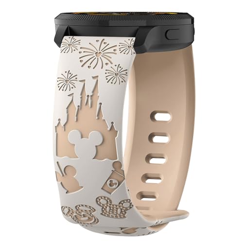 AiiBowy 22mm Armband Kompatibel mit Garmin Venu 3 45mm/Garmin Forerunner 265/Garmin Forerunner 255/Garmin vivoactive 4, Adjustable Silikon Ersatzarmband für Garmin Venu 2/Active Sternenlicht+Milchtee AiiBowy 22mm Armband Kompatibel mit Garmin Venu 3 45mm/Garmin Forerunner 265/Garmin Forerunner 255/Garmin vivoactive 4, Adjustable Silikon Ersatzarmband für Garmin Venu 2/Active Sternenlicht+Milchtee von AiiBowy