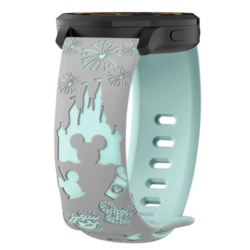 AiiBowy 22mm Armband Kompatibel mit Garmin Venu 3 45mm/Garmin Forerunner 265/Garmin Forerunner 255/Garmin vivoactive 4, Adjustable Silikon Ersatzarmband für Garmin Venu 2/Active Grau+Blau AiiBowy 22mm Armband Kompatibel mit Garmin Venu 3 45mm/Garmin Forerunner 265/Garmin Forerunner 255/Garmin vivoactive 4, Adjustable Silikon Ersatzarmband für Garmin Venu 2/Active Grau+Blau von AiiBowy