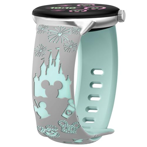 AiiBowy Armband Kompatibel mit Google Pixel Watch 3 41mm/Google Pixel Watch 2/Google Pixel Watch 1, Gravierte Adjustable Silikon Ersatzarmband für Google Pixel Watch 3 41mm Grau+Blau AiiBowy Armband Kompatibel mit Google Pixel Watch 3 41mm/Google Pixel Watch 2/Google Pixel Watch 1, Gravierte Adjustable Silikon Ersatzarmband für Google Pixel Watch 3 41mm Grau+Blau von AiiBowy