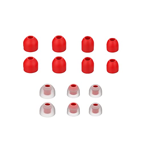 Aiivioll 7 Paar WF-1000XM4 Silikon Ohrstöpsel Zubehör Kompatibel mit Sony WF-1000XM3 WF-1000XM4 Kopfhörer Silikon Ersatz Ohrstöpsel In-Ear Kopfhörer Ohrstöpsel(Rot) von Aiivioll