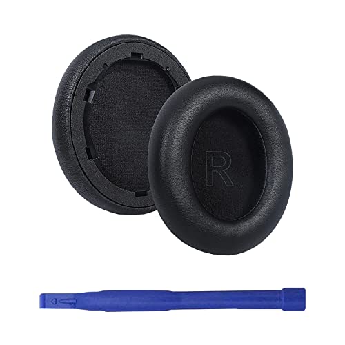 Aiivioll Ersatz Ohrpolster Kompatibel mit Anker Soundcore Life Q35 und Q30 Kopfhörer Ohrpolster, Headset Ohrpolster Reparatur Teile(Schwarz) von Aiivioll