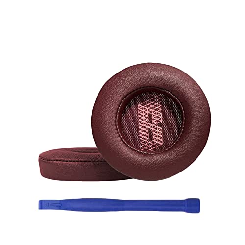 Aiivioll Ersatz Ohrpolster Kompatibel mit JBL Live 400BT Wireless Over-Ear-Kopfhörern Ohrpolster Headset Ohrpolster Protein PU-Leder-Ohrpolster Reparaturteile(Rot) von Aiivioll