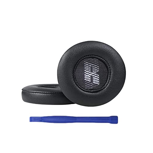 Aiivioll Ersatz Ohrpolster Kompatibel mit JBL Live 400BT Wireless Over-Ear-Kopfhörern Ohrpolster Headset Ohrpolster Protein PU-Leder-Ohrpolster Reparaturteile(Schwarz) von Aiivioll