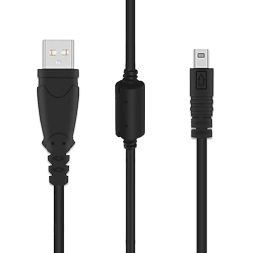 Aiivioll Ersatz-USB-Kabel/Datenkabel/Ladekabel für Sony Digitalkamera Cybershot DSC-H300 DSC-W710 W730 W800 W810 (1,5 m) Schwarz von Aiivioll