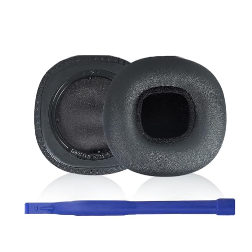 Aiivioll MID ANC Ohrpolster, Kompatibel mit Marshall MID ANC Bluetooth-Kopfhörer, Headset Ohrpolster Ersatzteile, Memory Foam Protein Leder-Ohrpolster,Ohrmuscheln, Reparaturteile(Schwarz) von Aiivioll