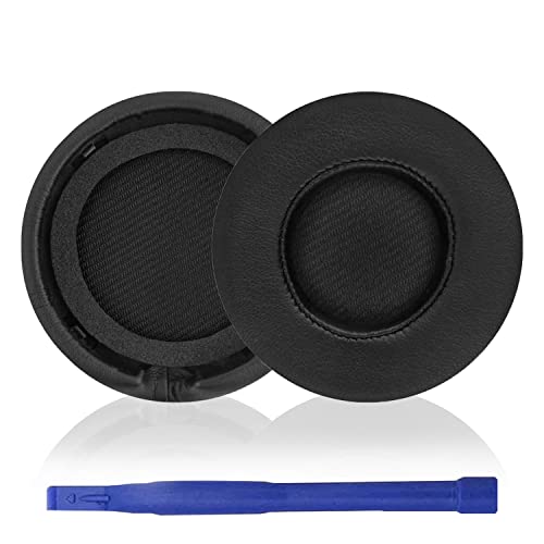 Aiivioll Mixr Ohrpolster Ersatz Ohrpolster Kompatibel mit Beats by Dr. DRE Mixr On-Ear Kopfhörer Ohrpolster Ohrpolster, Ohrmuscheln, Ohrpolster Protein PU-Leder-Ohrpolster Reparaturteile(schwarz) von Aiivioll