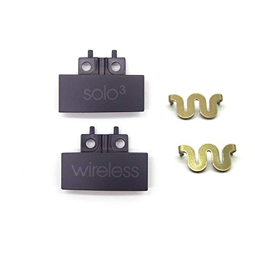 Ersatz-Kopfbügelscharnier Clip Cover + Pin Reparatur Teile Kits Set Zubehör kompatibel mit Solo3 Wireless Solo2 Wireless Over-Ear-Kopfhörer (Asphaltasche) von Aiivioll