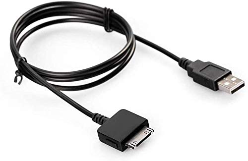 Ersatz-USB-Synchronisations- und Datenübertragungskabel, Kupferdraht, Ladekabel, kompatibel mit Microsoft Zune Zune2 ZuneHD, MP3-/MP4-Player, 1 m, Schwarz von Aiivioll