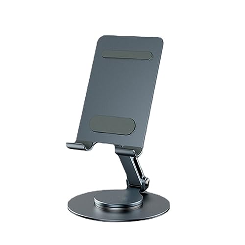 Ailan 360 Grad Drehung und zuverlässiger Halt, Tablet Halterung für schlankes Profil, Handy Halterung, Handy Halterung, Ständer, Tablet Ständer, dunkelgrau von Ailan